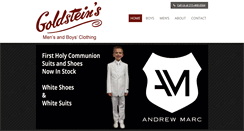 Desktop Screenshot of goldsteinsclothing.com